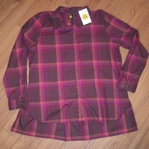 NWT Life is Good Women’s Plaid Shirt